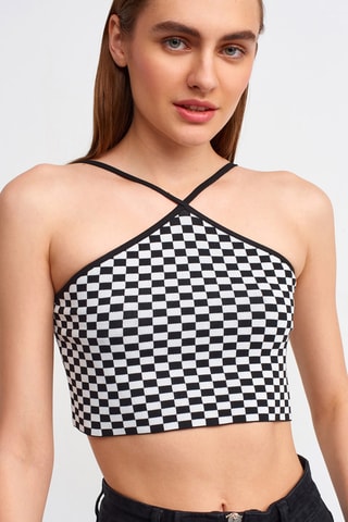 Crop top - Nero e bianco