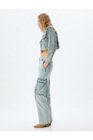 Jeans cargo - Blu