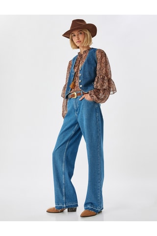 Jeans straight - Indaco