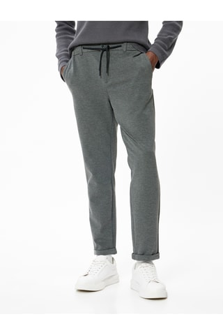 Pantaloni slim - Antracite