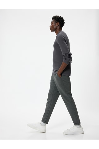 Pantaloni slim - Antracite