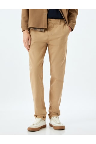 Pantaloni slim - Ecrù