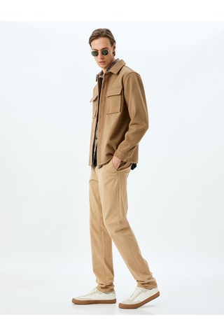 Pantaloni slim - Ecrù