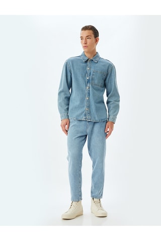 Jeans loose - Indaco