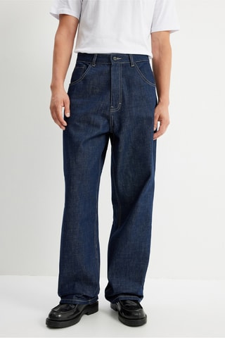 Jeans baggy - Indaco