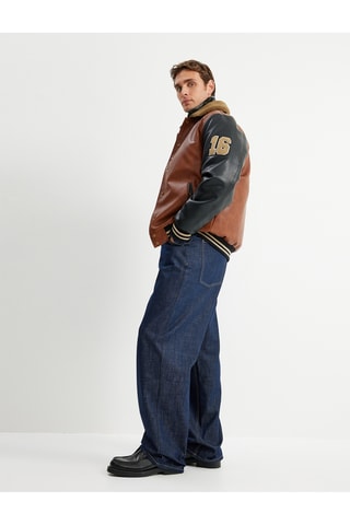 Jeans baggy - Indaco