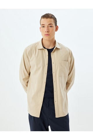 Camicia regular - Ecrù