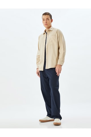 Camicia regular - Ecrù
