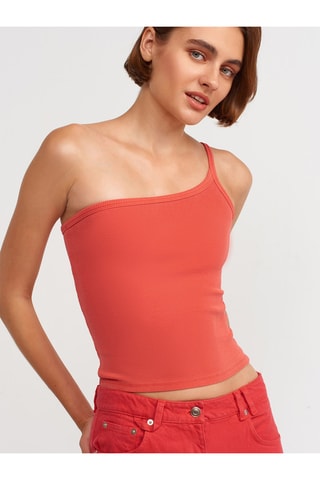 Top asimmetrico - Rosso