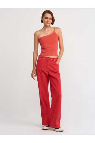 Top asimmetrico - Rosso