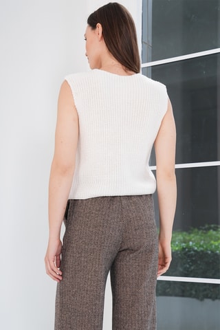 Gilet - Ecrù
