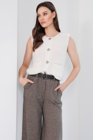 Gilet - Ecrù