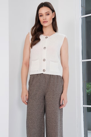 Gilet - Ecrù