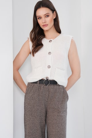 Gilet - Ecrù