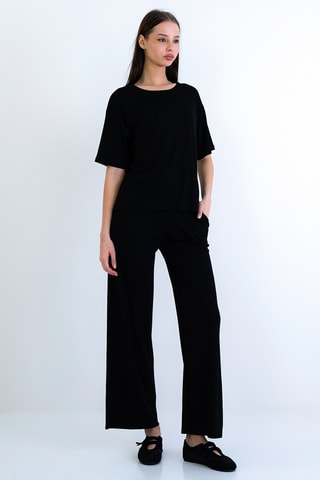 T-shirt e pantaloni - Nero