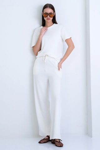 T-shirt e pantaloni - Ecrù