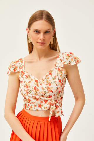Crop top - Beige