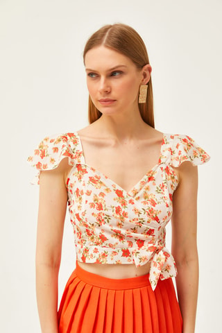 Crop top - Beige