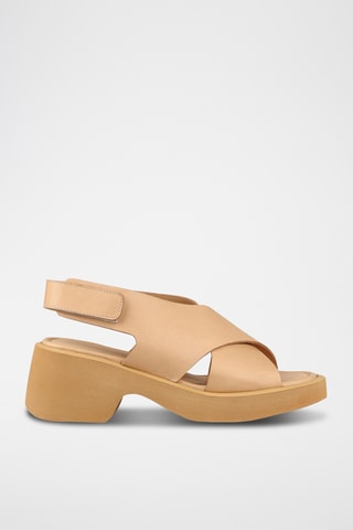 Sandali con tacco - Beige