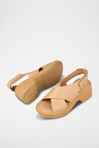 Sandali con tacco - Beige