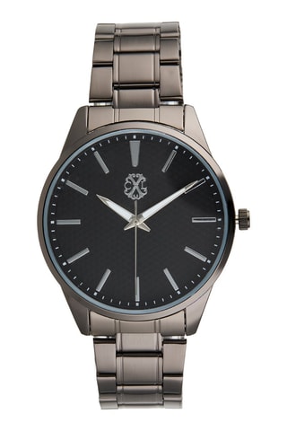 Reloj de cuarzo de aleación - Gris y negro