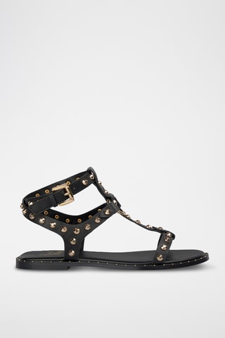 Romeinse Sandalen - Zwart