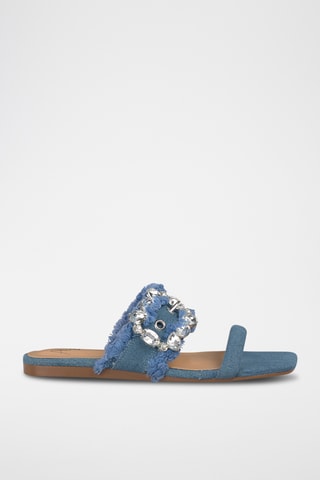 Denim Muiltjes - Blauw