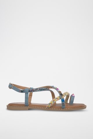 Denim Sandalen - Hemelsblauw