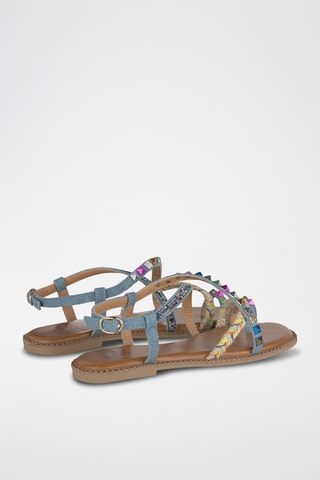 Denim Sandalen - Hemelsblauw