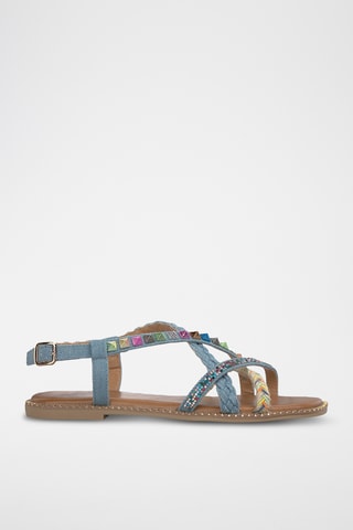 Denim Sandalen - Hemelsblauw