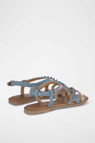 Denim Sandalen - Hemelsblauw