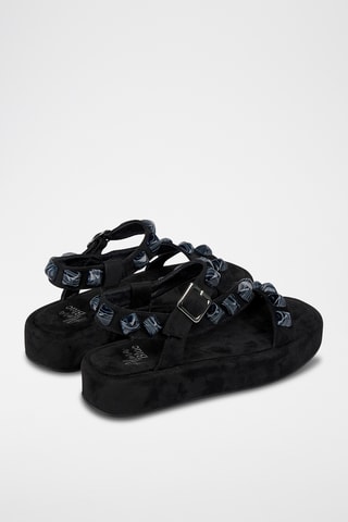 Platform Sandalen - Zwart