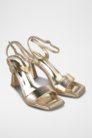 Sandalen met Hak - Goudkleurig
