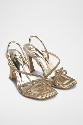 Sandalen met Hak - Goudkleurig