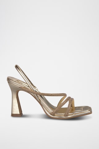 Sandalen met Hak - Goudkleurig