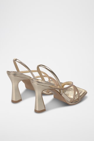 Sandalen met Hak - Goudkleurig