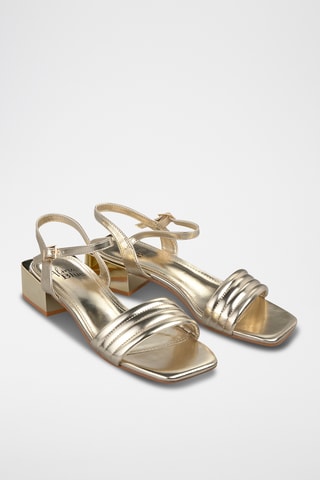 Sandalen met Hak - Goudkleurig