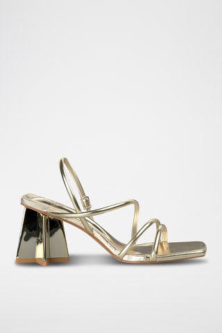 Sandalen met Hak - Goudkleurig