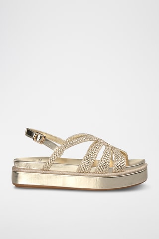Platform Sandalen - Goudkleurig