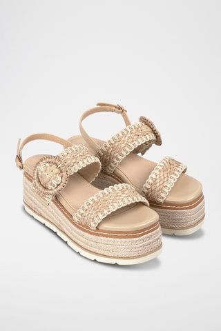 Platform Sandalen - Beige