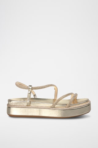 Platform Sandalen - Goudkleurig