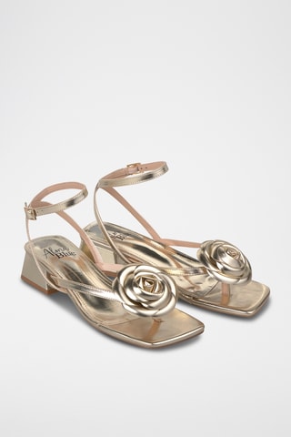 Sandalen met Hak - Goudkleurig