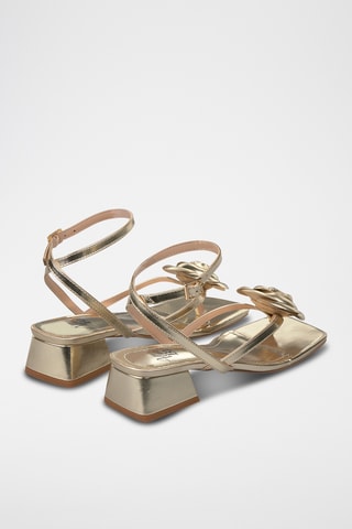 Sandalen met Hak - Goudkleurig