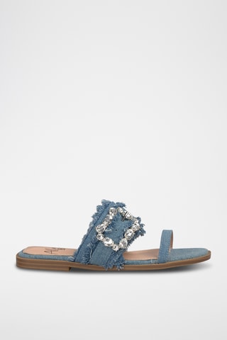 Denim Muiltjes - Blauw