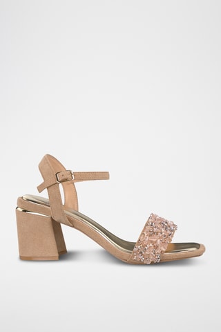 Sandalen met Hak - Beige