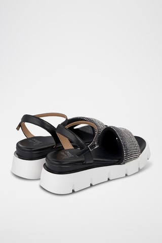 Platform Sandalen - Zwart
