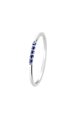 Anillo - Plata y zafiros