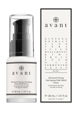 Sérum diário anti-idade escudo com ginseng - Peles mistas, peles oleosas - 30 ml