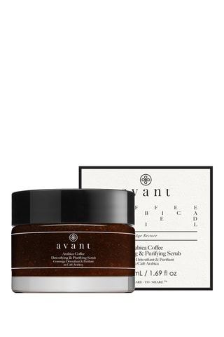 Esfoliante desintoxicante e purificante com café arábica - Peles mistas, peles oleosas - 50 ml