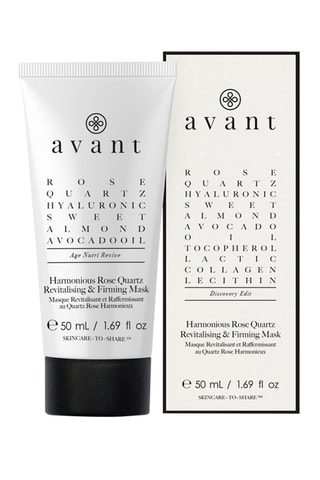 Máscara revitalizante e reafirmante com harmonioso quartzo rosa - 50 ml